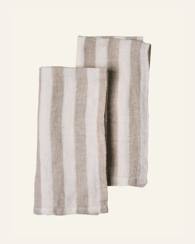 Linserviett beige - 45x45 cm beige - 1