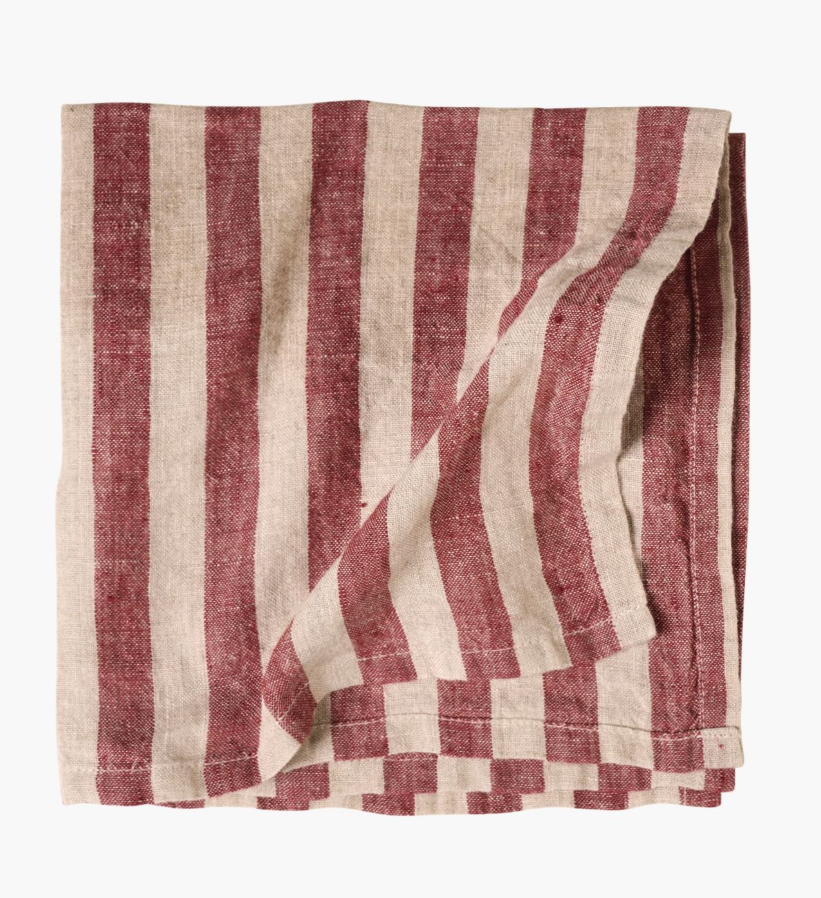 Linserviett mørk rød - 45x45 cm mørk rød - 1