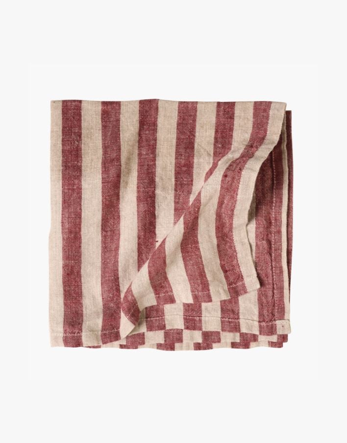 Linserviett mørk rød - 45x45 cm mørk rød - 1