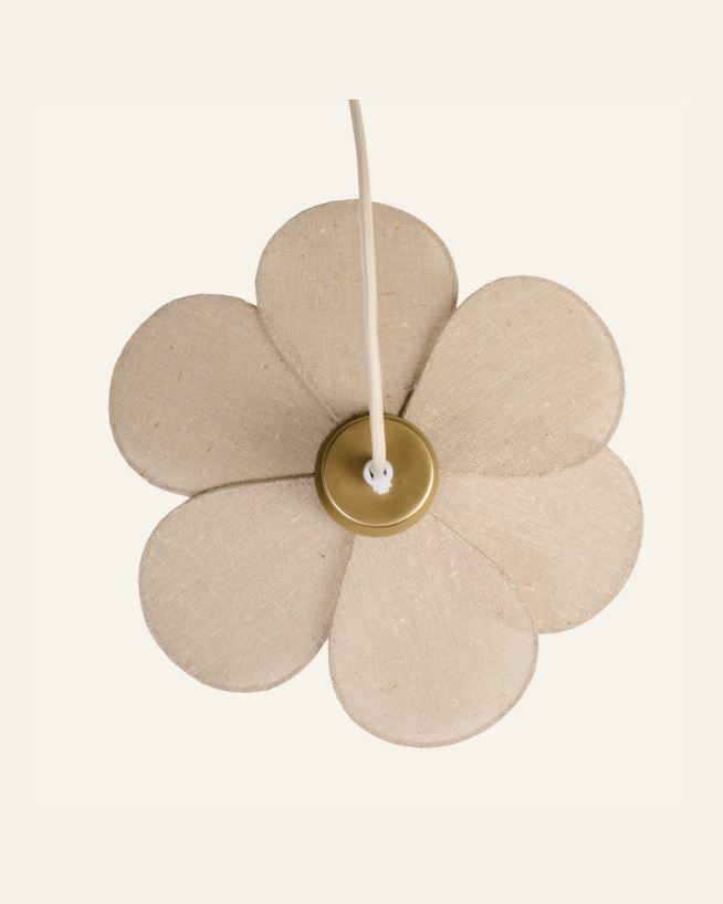 Taklampe natur - 30x30x9 cm natur - 1