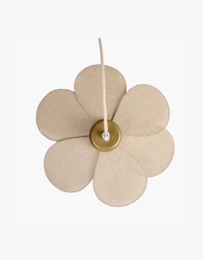 Taklampe natur - 83x83x15 cm natur - 1