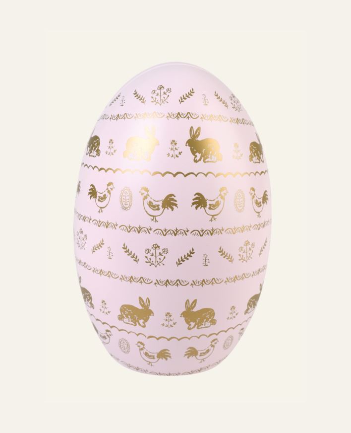 Påskeegg rosa - 14x9 cm rosa - 1