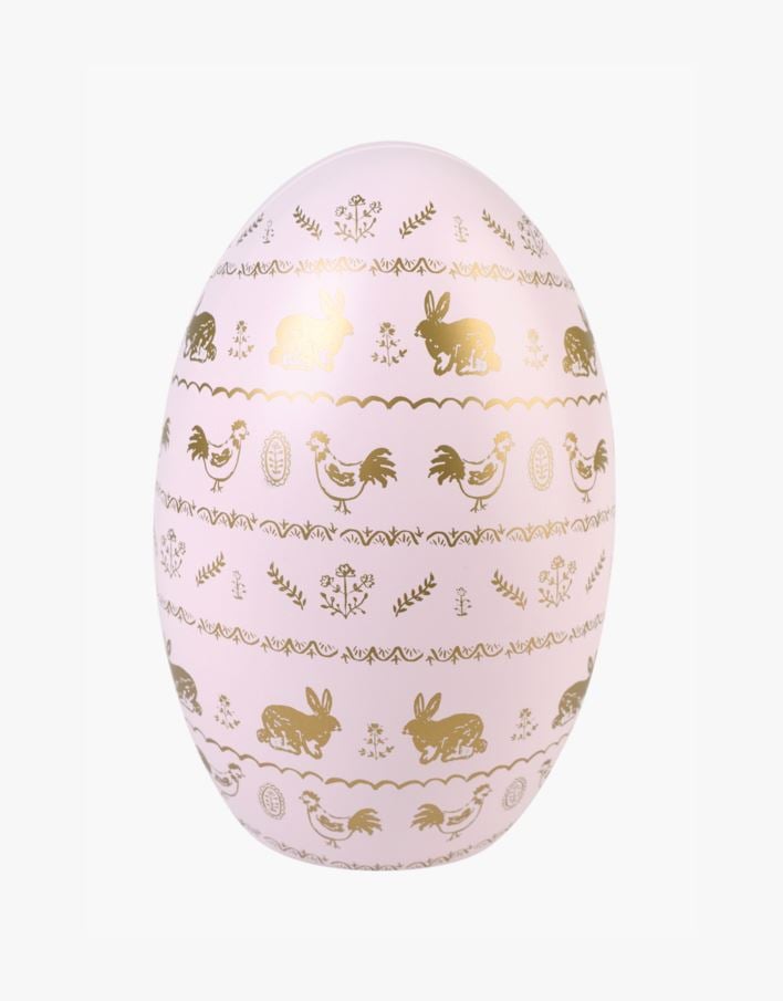 Påskeegg rosa - 14x9 cm rosa - 1