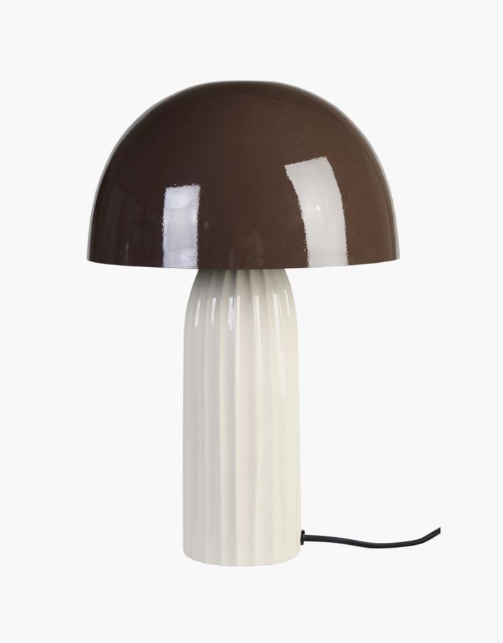 Bordlampe brun - 24x24x37 cm brun - 1