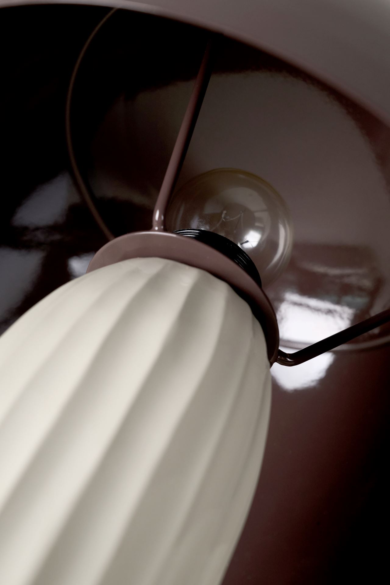 Bordlampe brun - 6