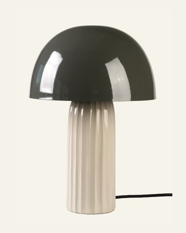 Bordlampe grønn - 24x24x37 cm grønn - 1