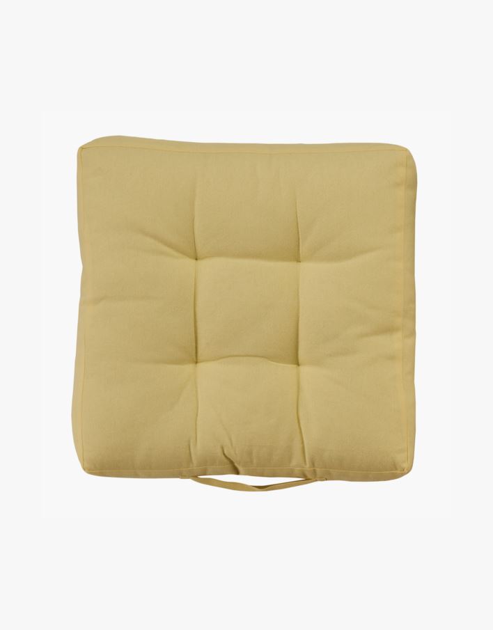 Sittepute gul - 40x40x5 cm gul - 1
