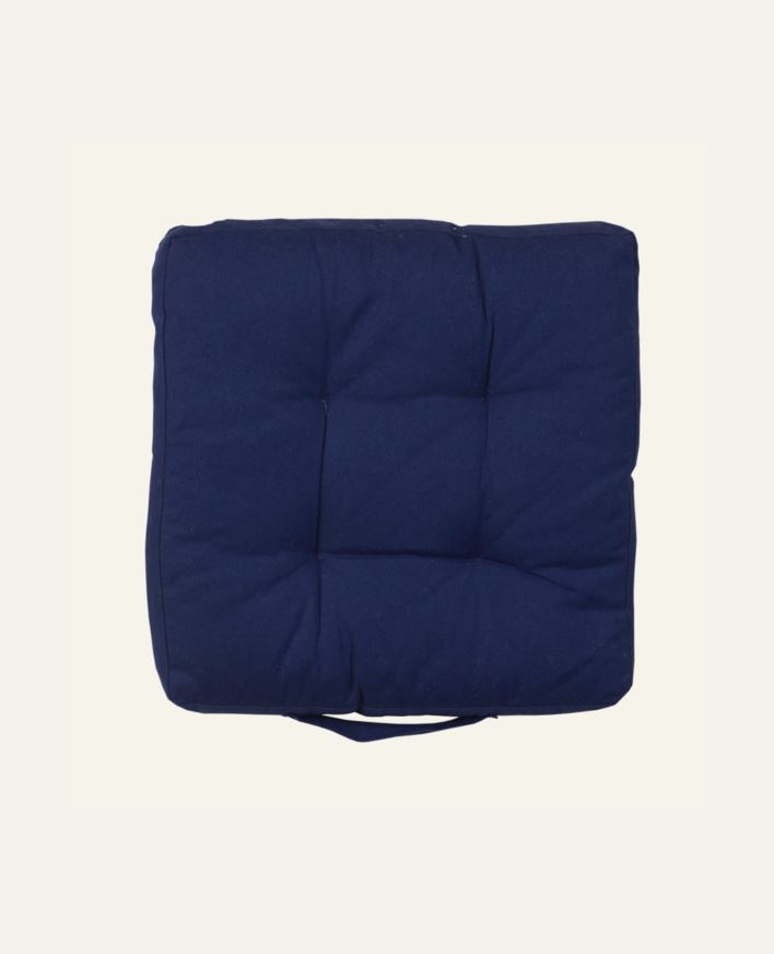 Sittepute marineblå - 40x40x5 cm marineblå - 1
