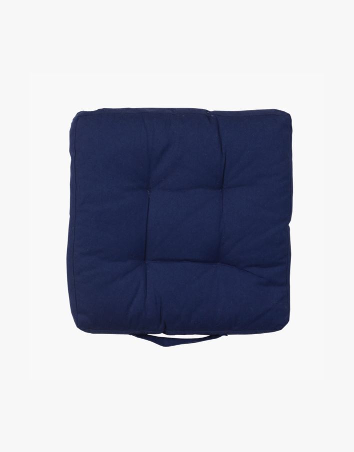 Sittepute marineblå - 40x40x5 cm marineblå - 1