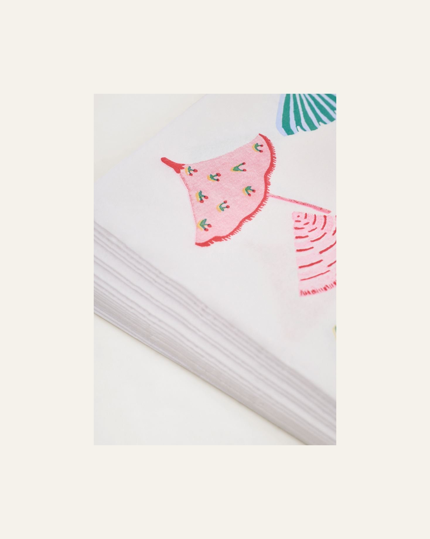 Papirservietter multi - 2