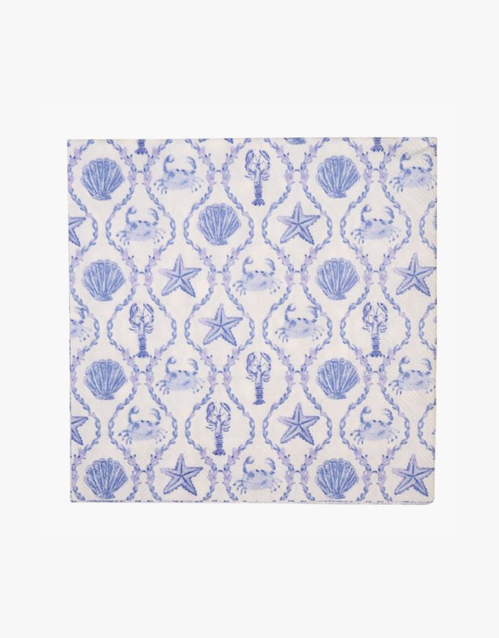 Middagsservietter blå - 40x40 cm blå - 1