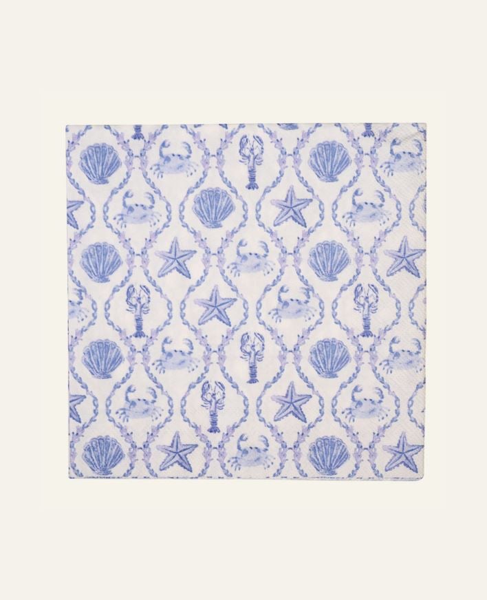 Middagsservietter blå - 40x40 cm blå - 1