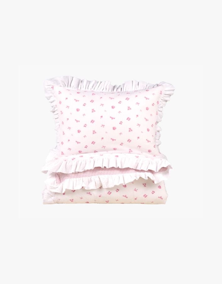 Krepp sengesett multi - 140x220 cm multi - 1