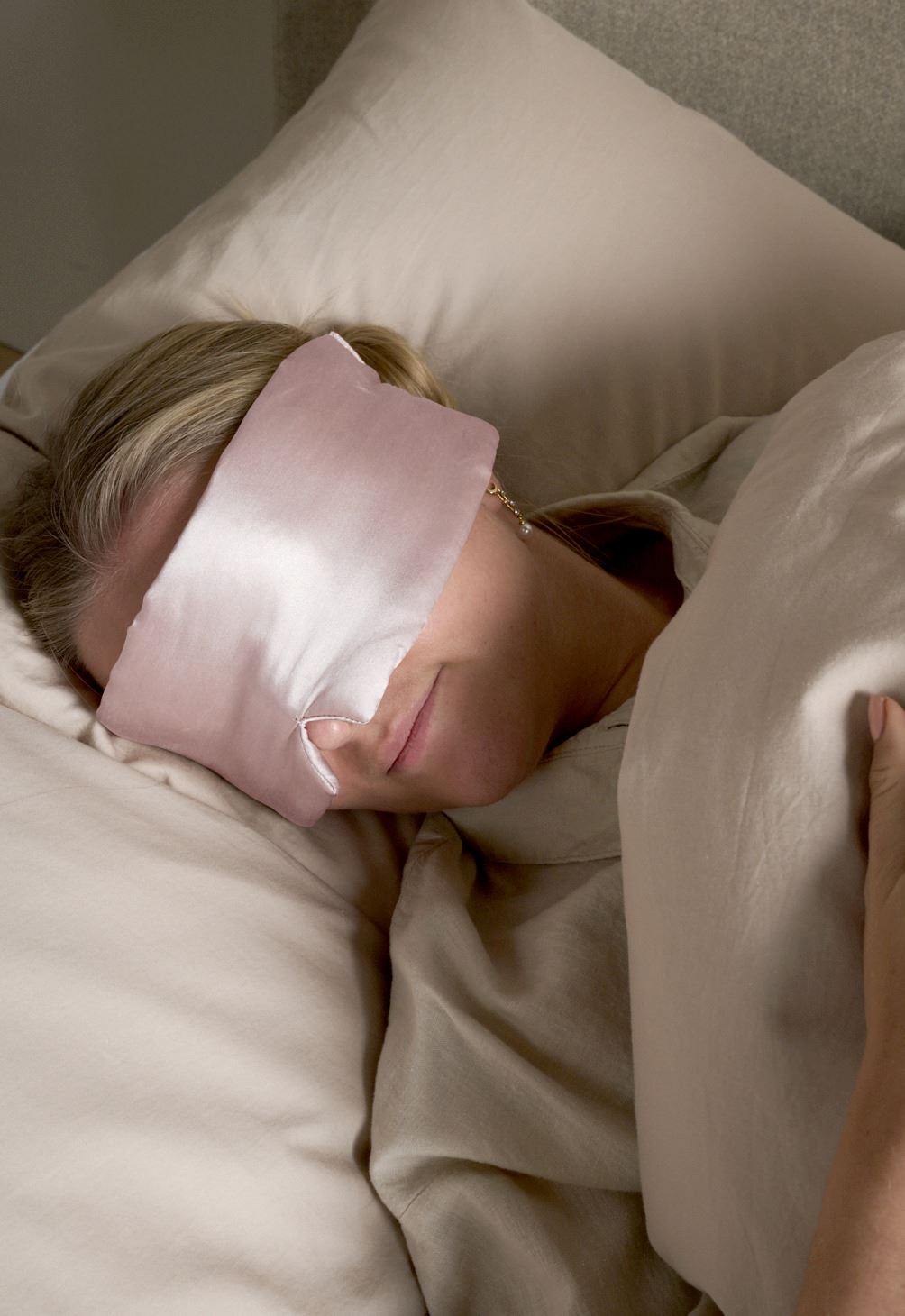 Sovemaske pudderrosa - 2