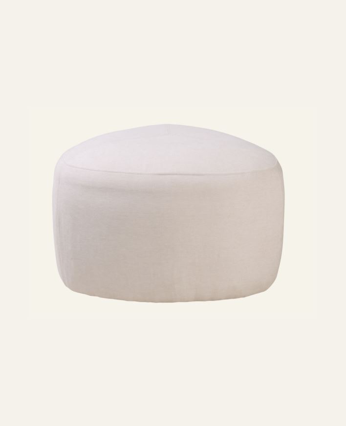 Puff krem - 65x65x38 cm krem - 1