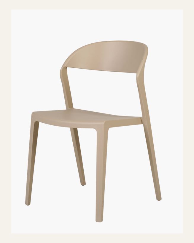 Hagestol beige - 80 cm beige - 1