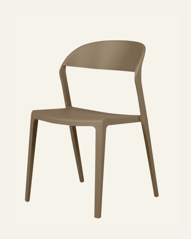 Hagestol mørk beige - 80 cm Mørk beige - 1