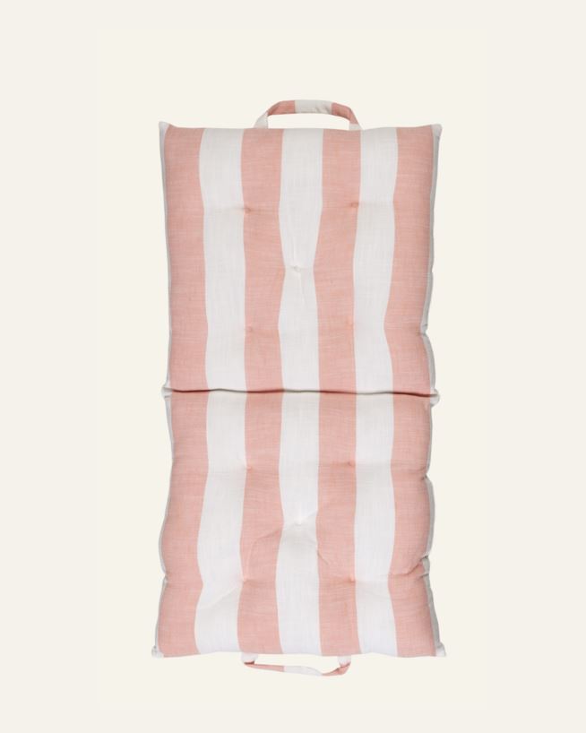 Foldbar sittepute korall - 50x100x7 cm korall - 1