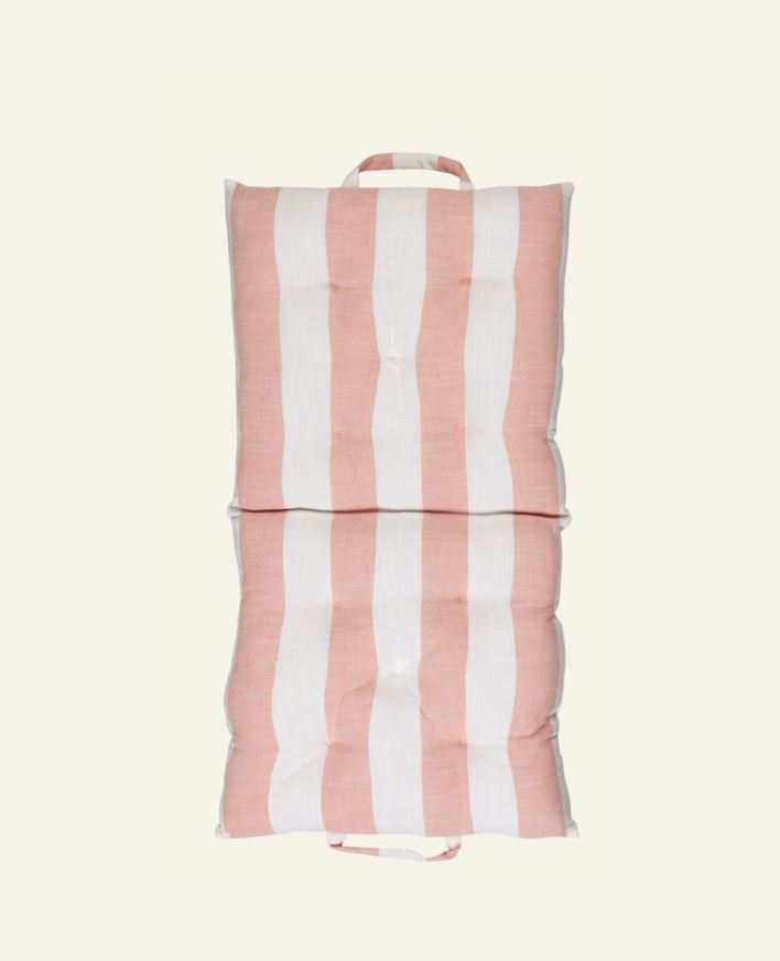 Foldbar sittepute korall - 50x100x7 cm korall - 1