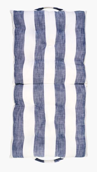 Kid Smillan Foldbar Sittepute Marineblå 50x100x7 cm