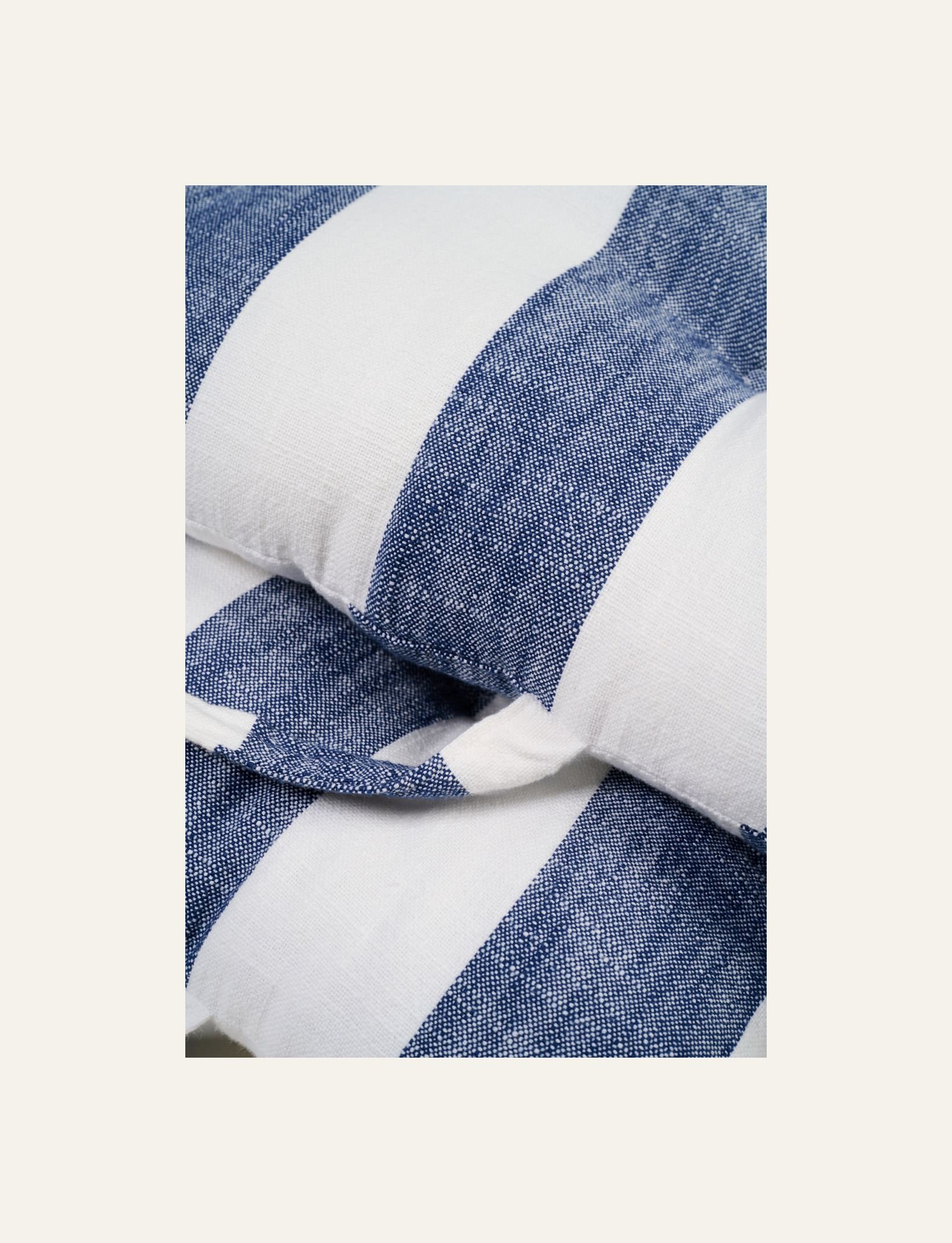 Foldbar sittepute marineblå - 3