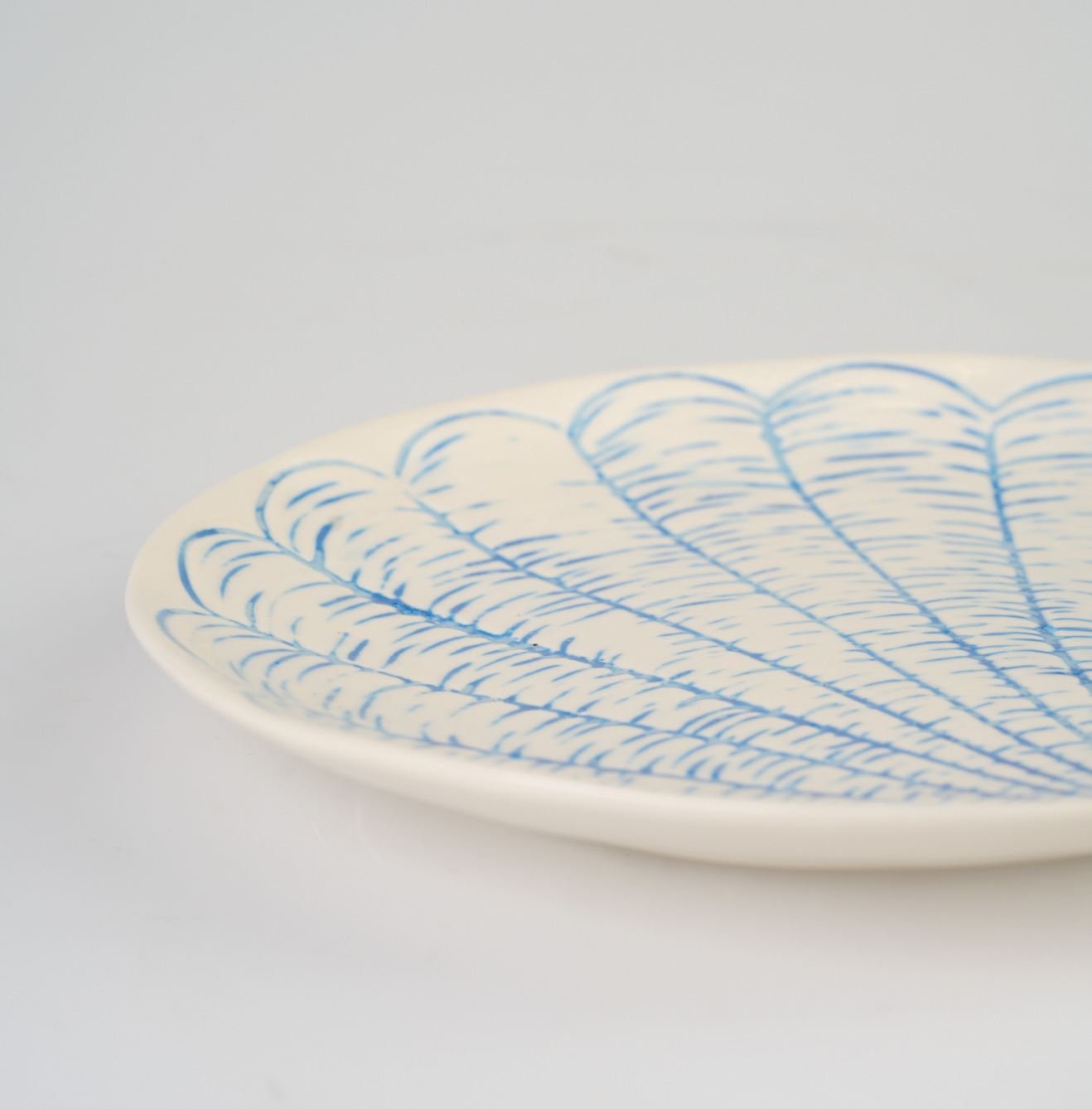 Tallerken blå - 5