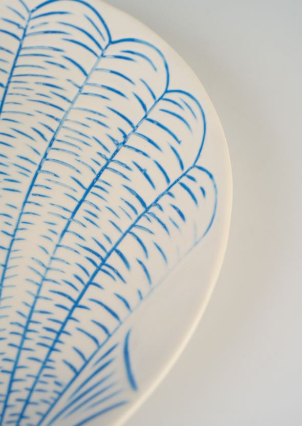 Tallerken blå - 4