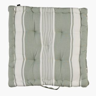Kid Capri Stripe Sittepute Lindegrønn 45x45x7 cm