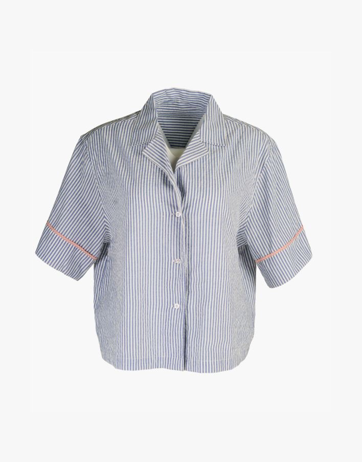 Pyjamasskjorte blå - one size blå - 1