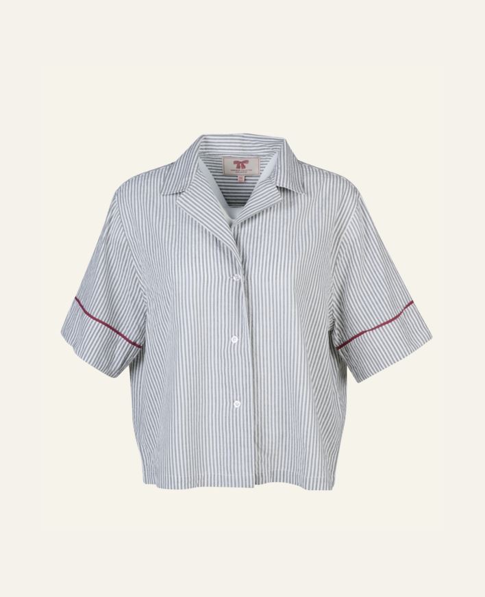 Pyjamasskjorte olivengrønn - one size olivengrønn - 1