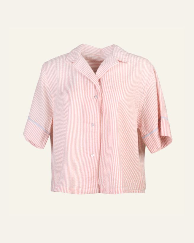 Pyjamasskjorte korall - one size korall - 1