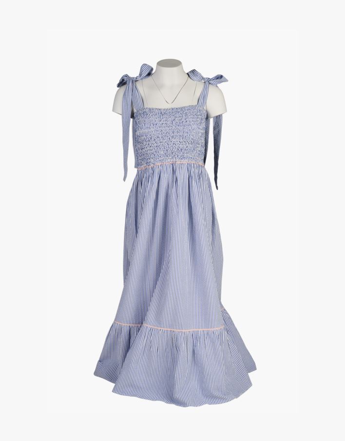 Kjole blå - one size blå - 1