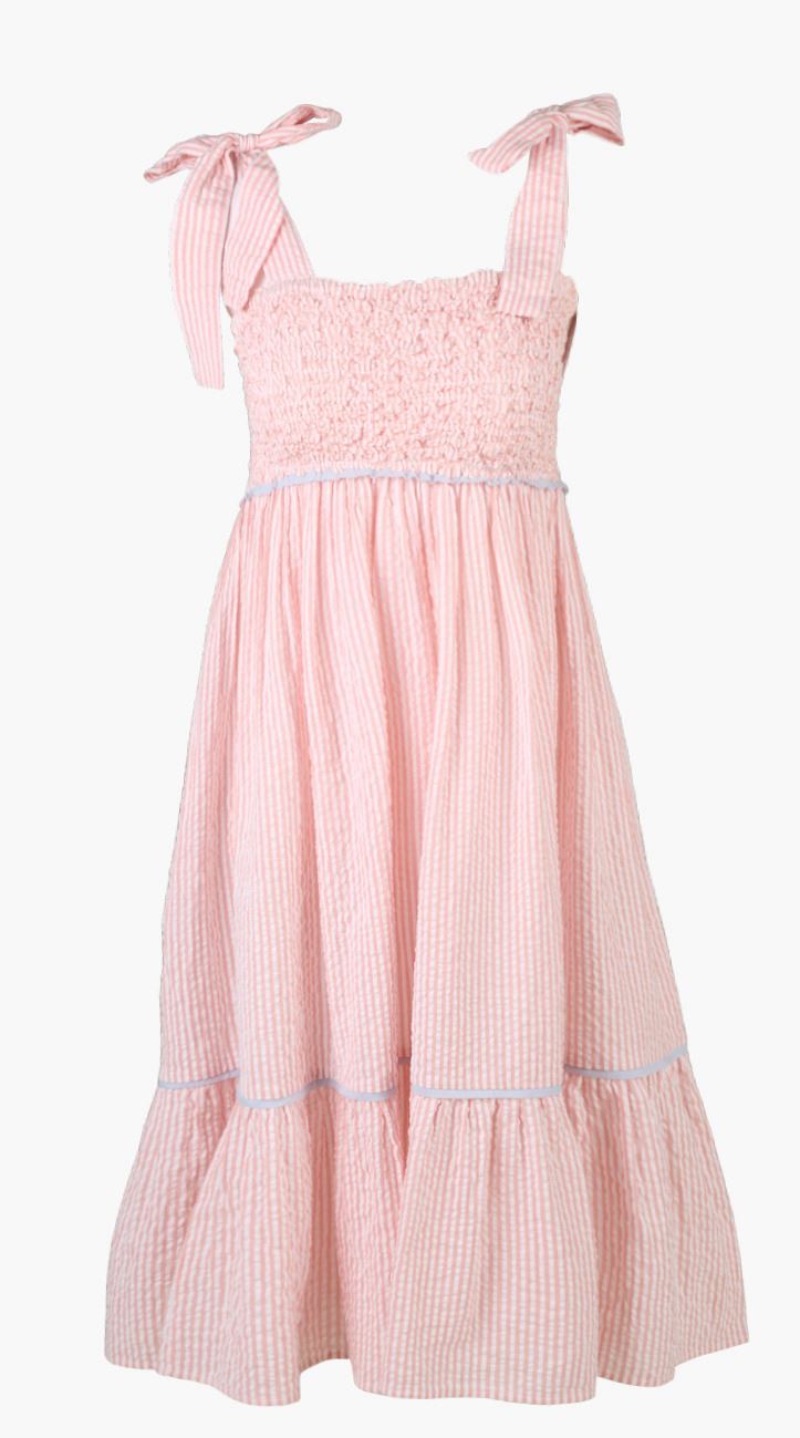 Barnekjole korall - one size korall - 1