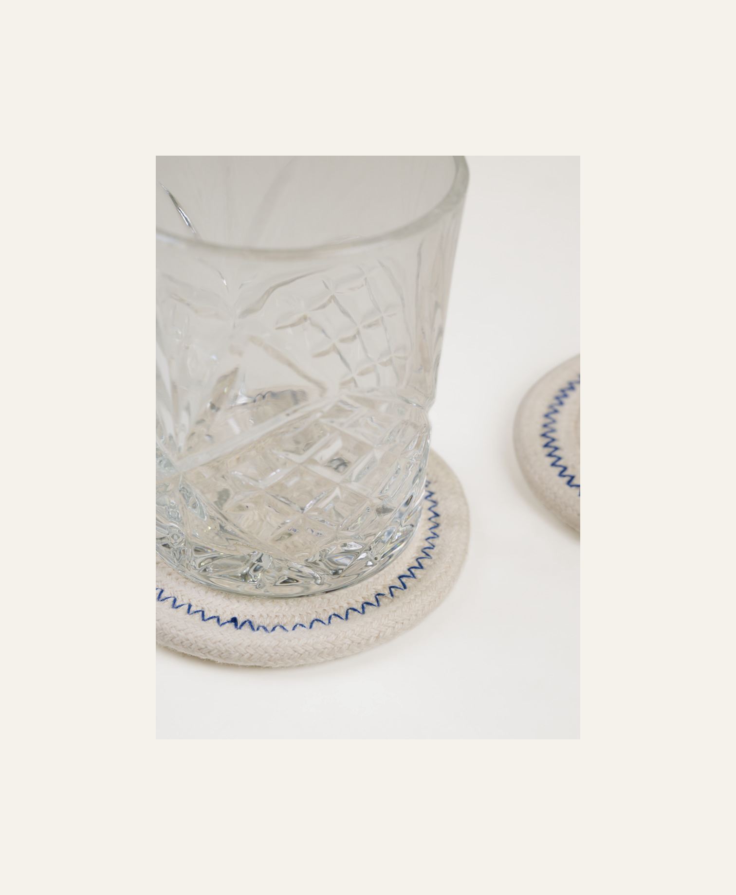 2pk drikkebrikke offwhite - 2