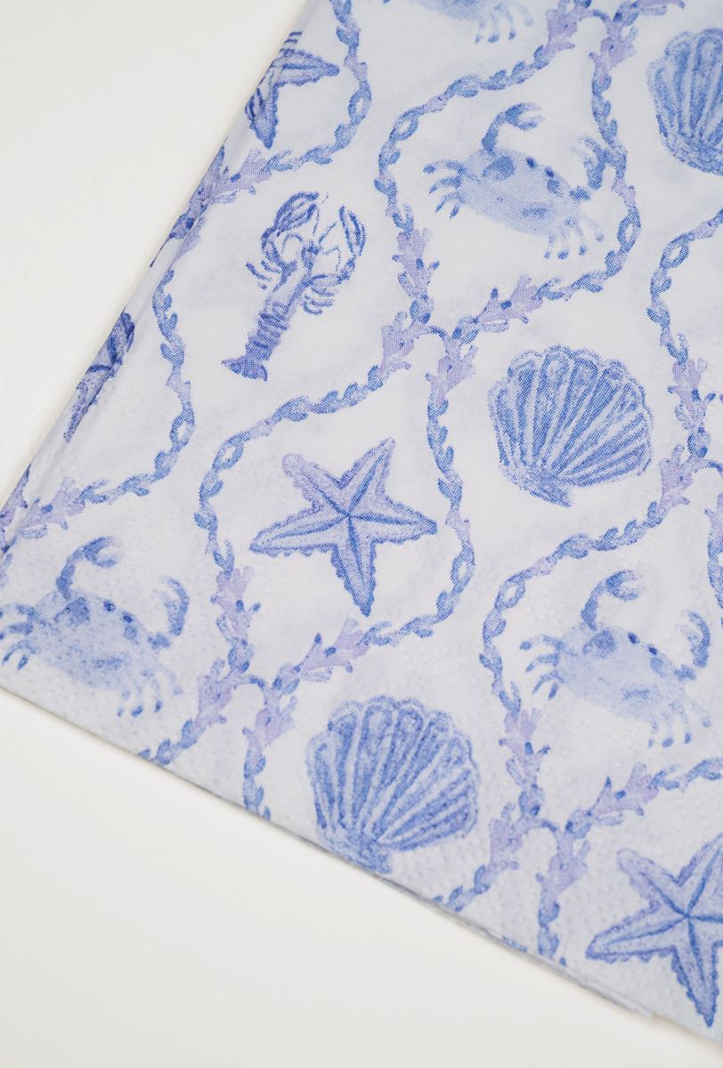 Buffet papirservietter blå - 2