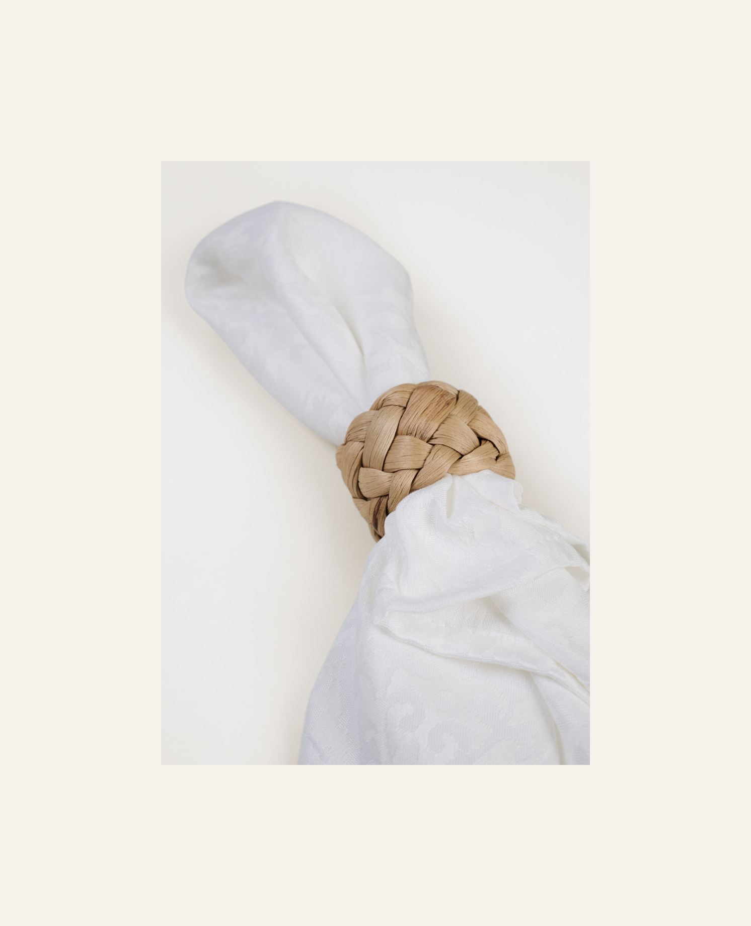 2 pk serviettring natur - 3