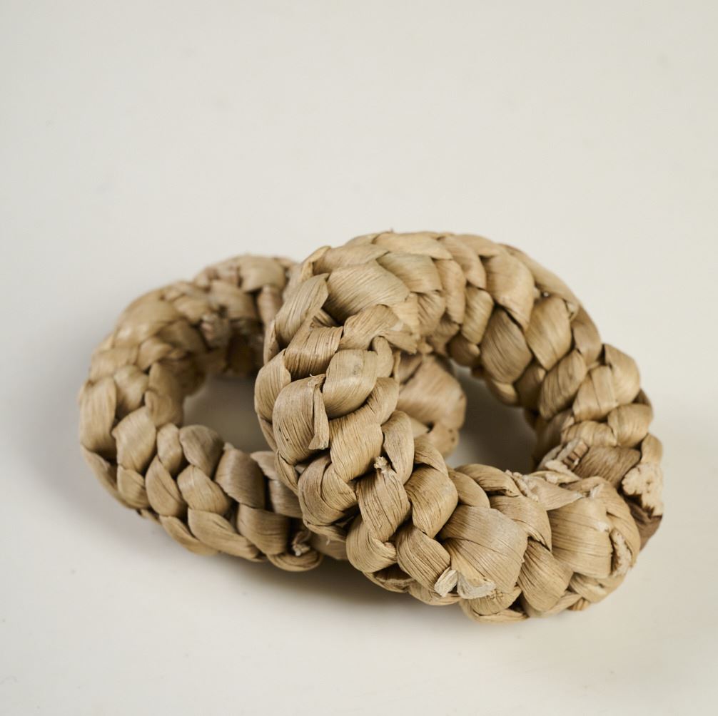 2 pk serviettring natur - 2