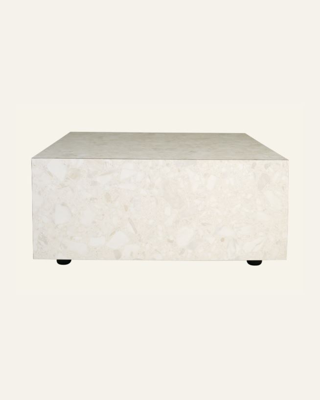 Sofabord multi beige - 75x75x35 cm multi beige - 1