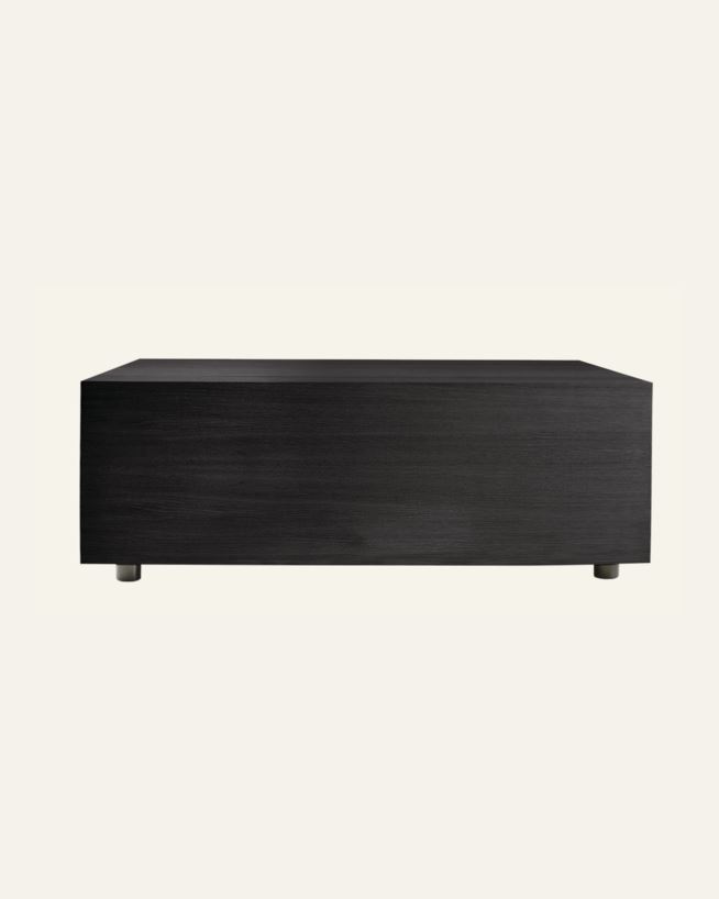 Sofabord svart - 75x75x35 cm svart - 1