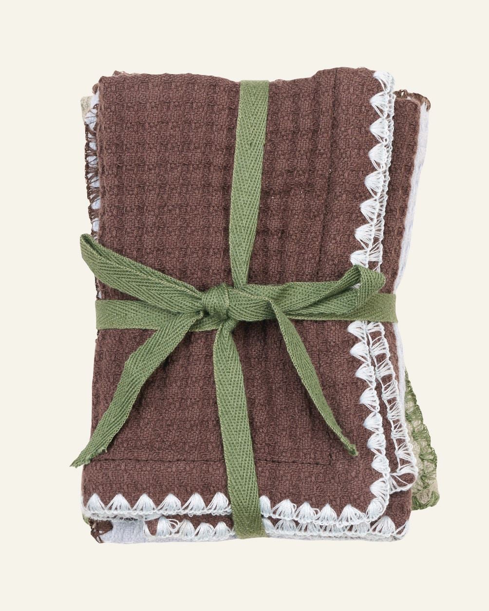 Klut 3 pk brun - 25x25 cm brun - 1