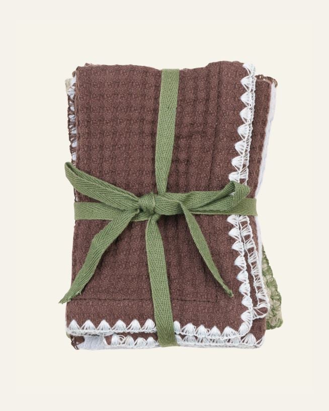 Klut 3 pk brun - 25x25 cm brun - 1