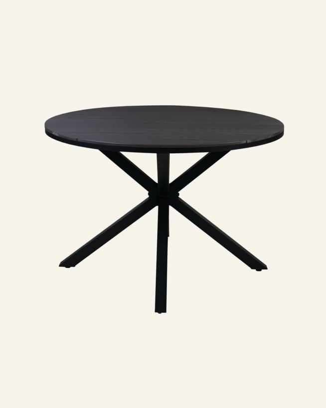 Hagebord svart - 73 cm ø110 svart - 1