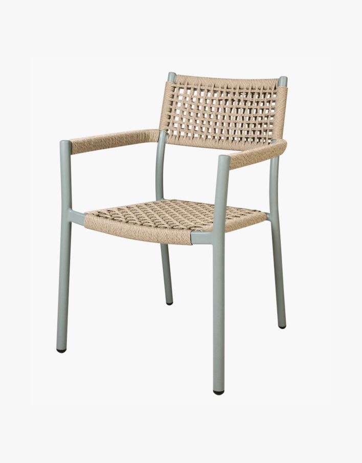 Hagestol grågrønn - 57x60x83,5 cm Grågrønn - 1