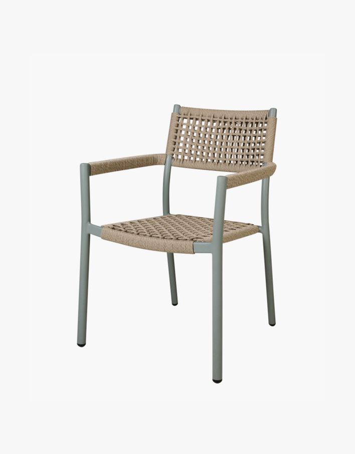 Hagestol grågrønn - 57x60x83,5 cm Grågrønn - 1