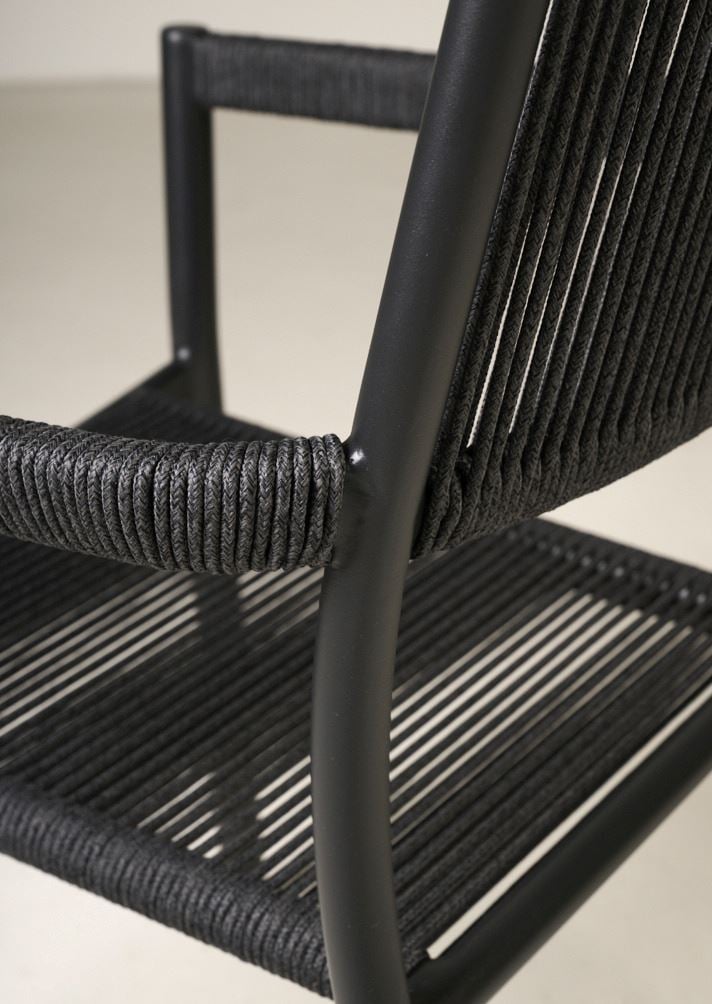 Hagestol svart - 57x60x83,5 cm svart - 1