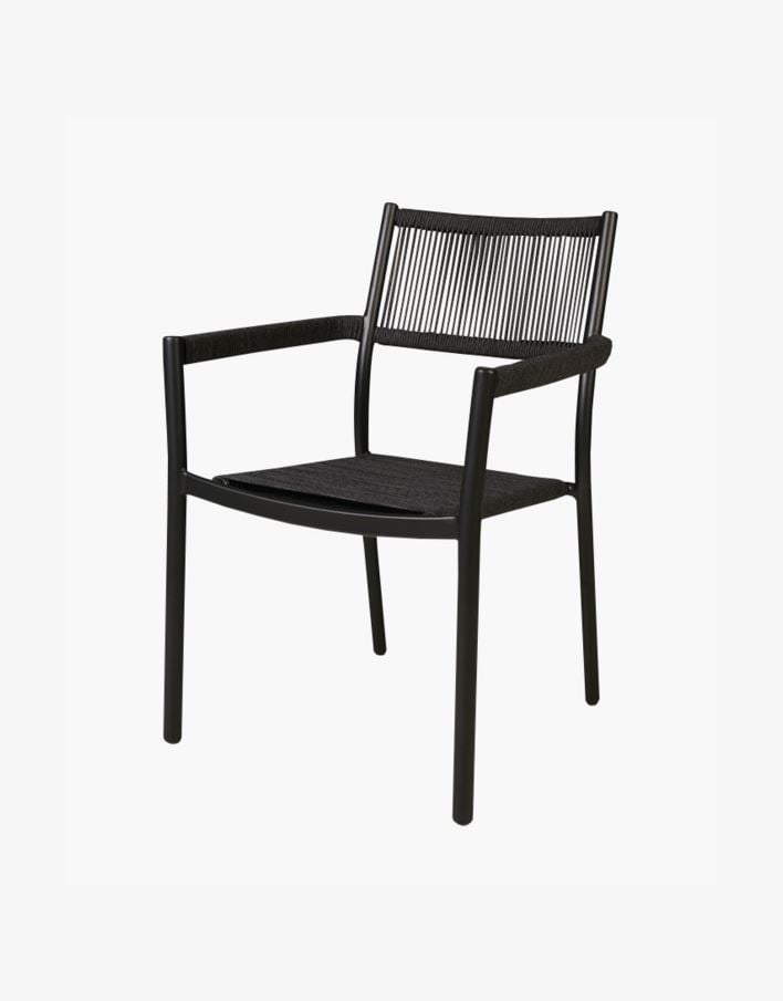 Hagestol svart - 57x60x83,5 cm svart - 1