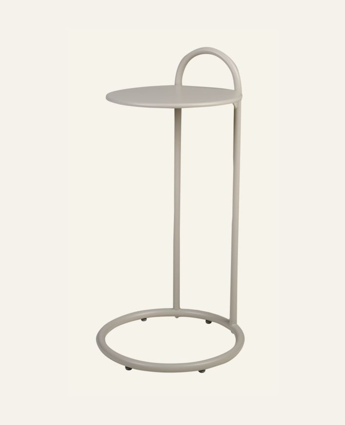 Sidebord beige - 72,5 cm ø35,8 beige - 1