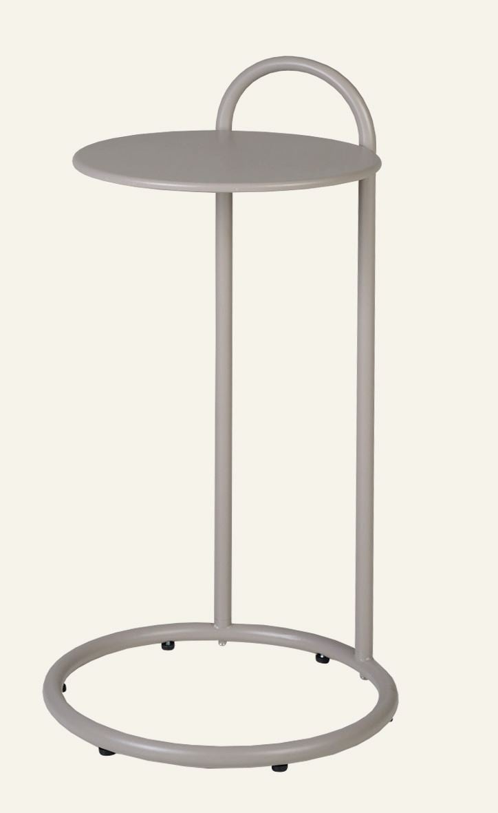 Sidebord taupe - 72,5 cm ø35,8 taupe - 1