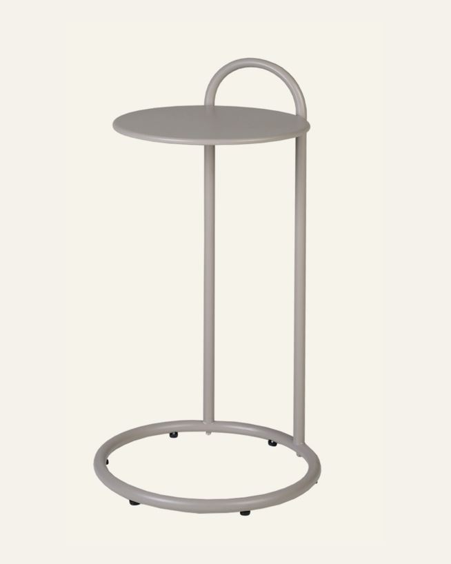 Sidebord taupe - 72,5 cm ø35,8 taupe - 1