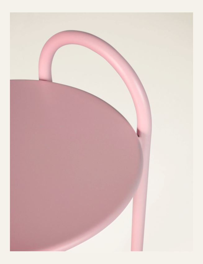 Sidebord pudderrosa - 2